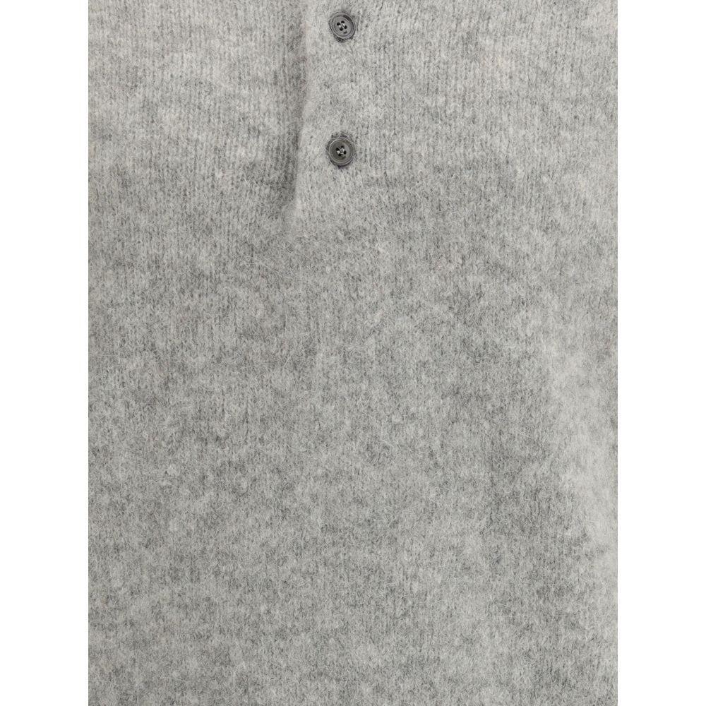 Ami Paris Wool Polo Sweater AM-HPL405KN0021050-S
