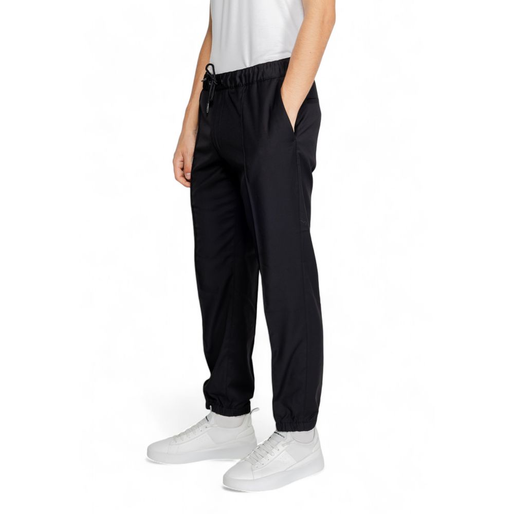Armani Exchange Black Polyester Pant