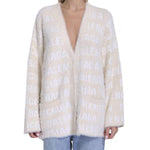 Balenciaga Wool Blend Jacquard Cardigan BA-8776932819156-S