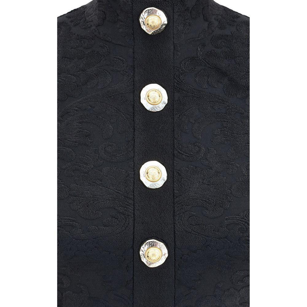 Balmain Baroque crop Top BA-FF1AB495JK650PA-IT36 | XS