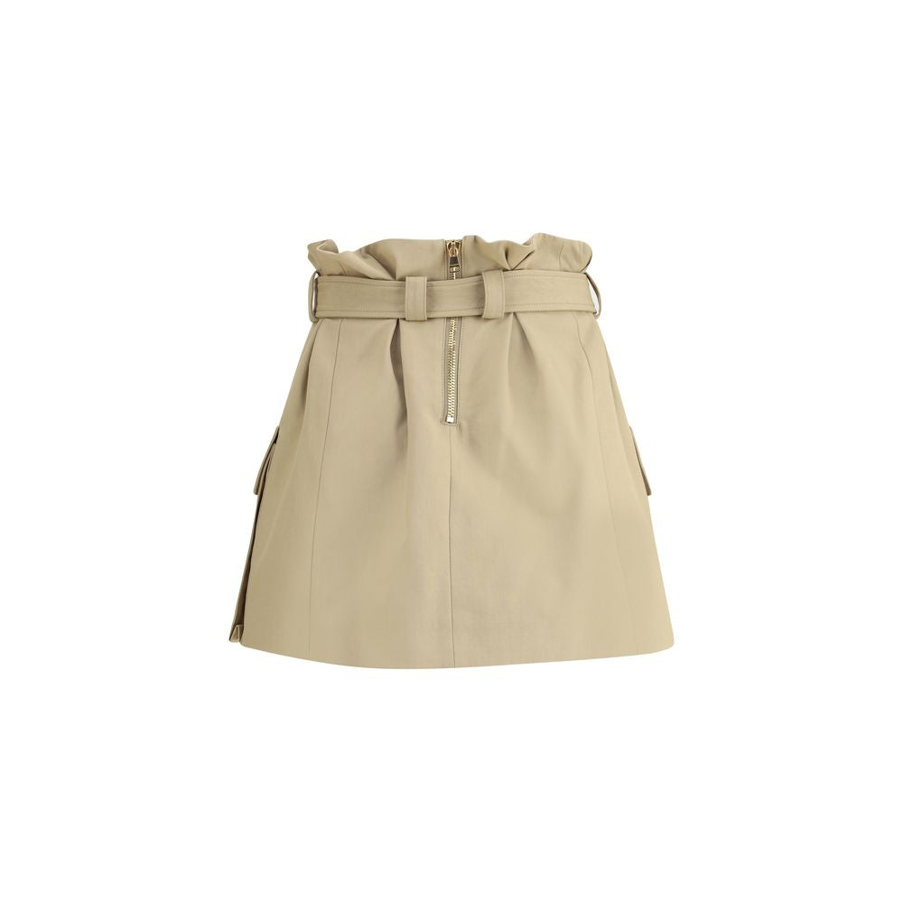 Balmain Cargo Miniskirt BA-FF1LBA97CF690FK-34