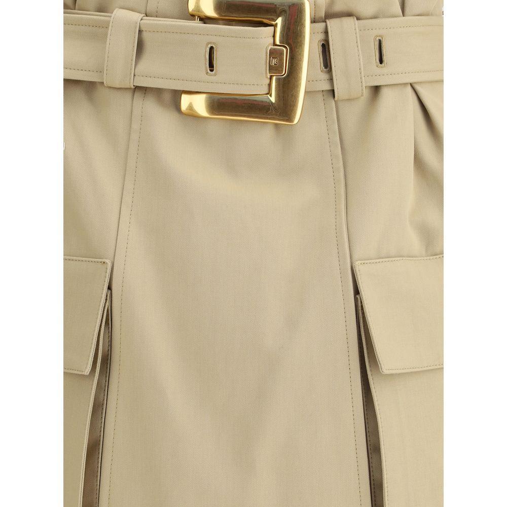 Balmain Cargo Miniskirt BA-FF1LBA97CF690FK-34