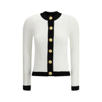 Balmain Contrast trim Cardigan BA-FF1KL191KI64GAB-IT40 | M