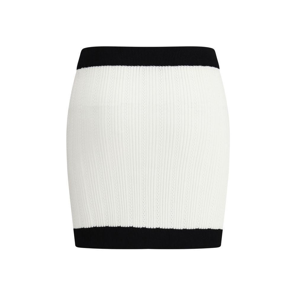Balmain Knit mini Skirt BA-FF1LB039KI64GAB-IT40 | M