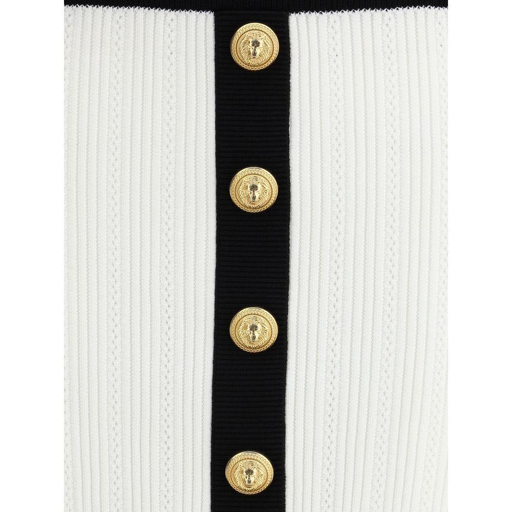 Balmain Knit mini Skirt BA-FF1LB039KI64GAB-IT40 | M