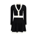 Balmain Knit short Dress BA-FF1R9858KI64EAB-34