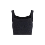 Balmain Tweed crop Top BA-FF1AB052KI740PA-34
