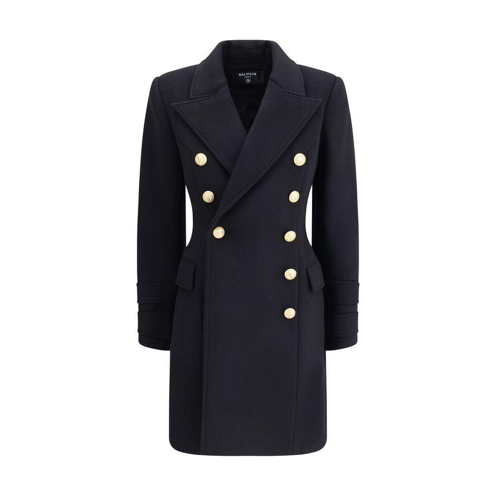 Balmain wool and cashmere double-breasted Coat BA-FF1UB065WB500PA-IT36 | XS