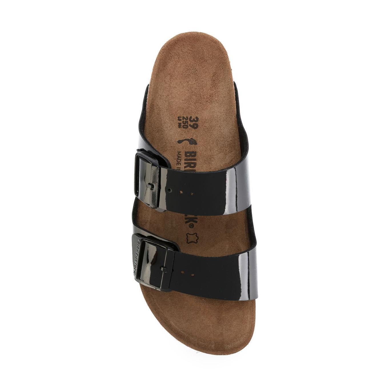 Birkenstock Arizona patent sandals 1005292BLACK-P25