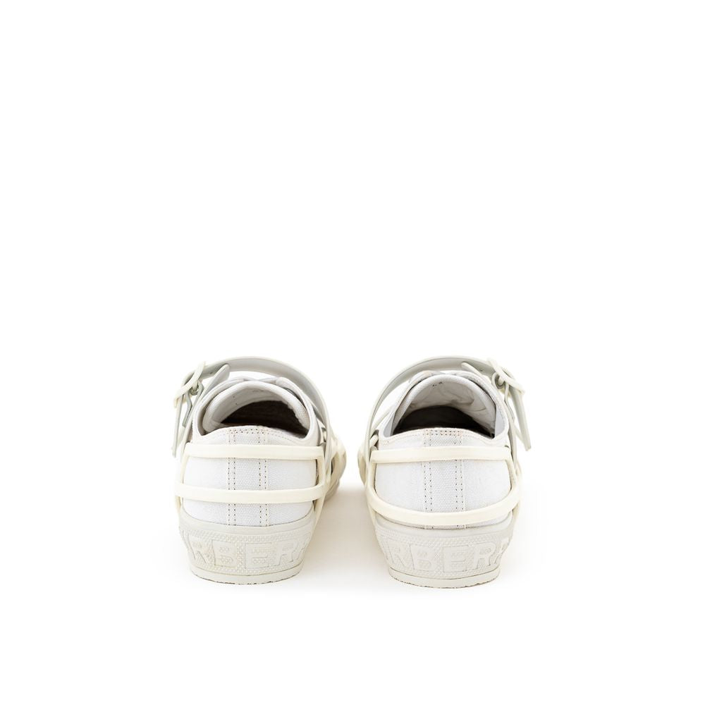 Burberry White Cotton Sneaker BU-5372666-EU43/US10