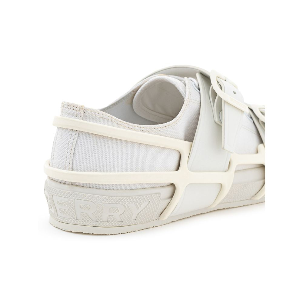 Burberry White Cotton Sneaker BU-5372666-EU43/US10