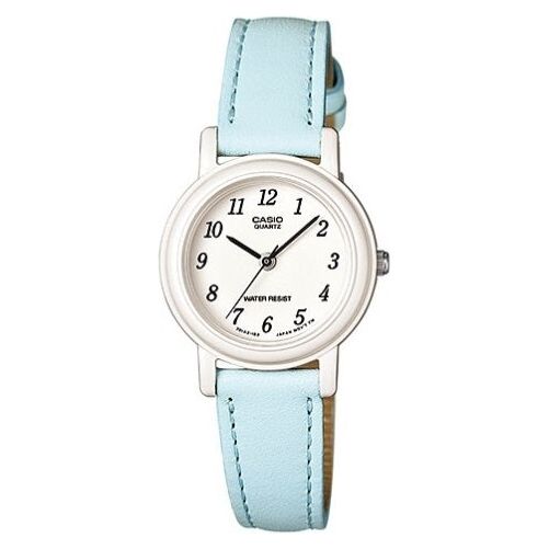 CASIO COLLECTION Mod. POP LADY. LEATHER - PASTEL BLUE WATCHES