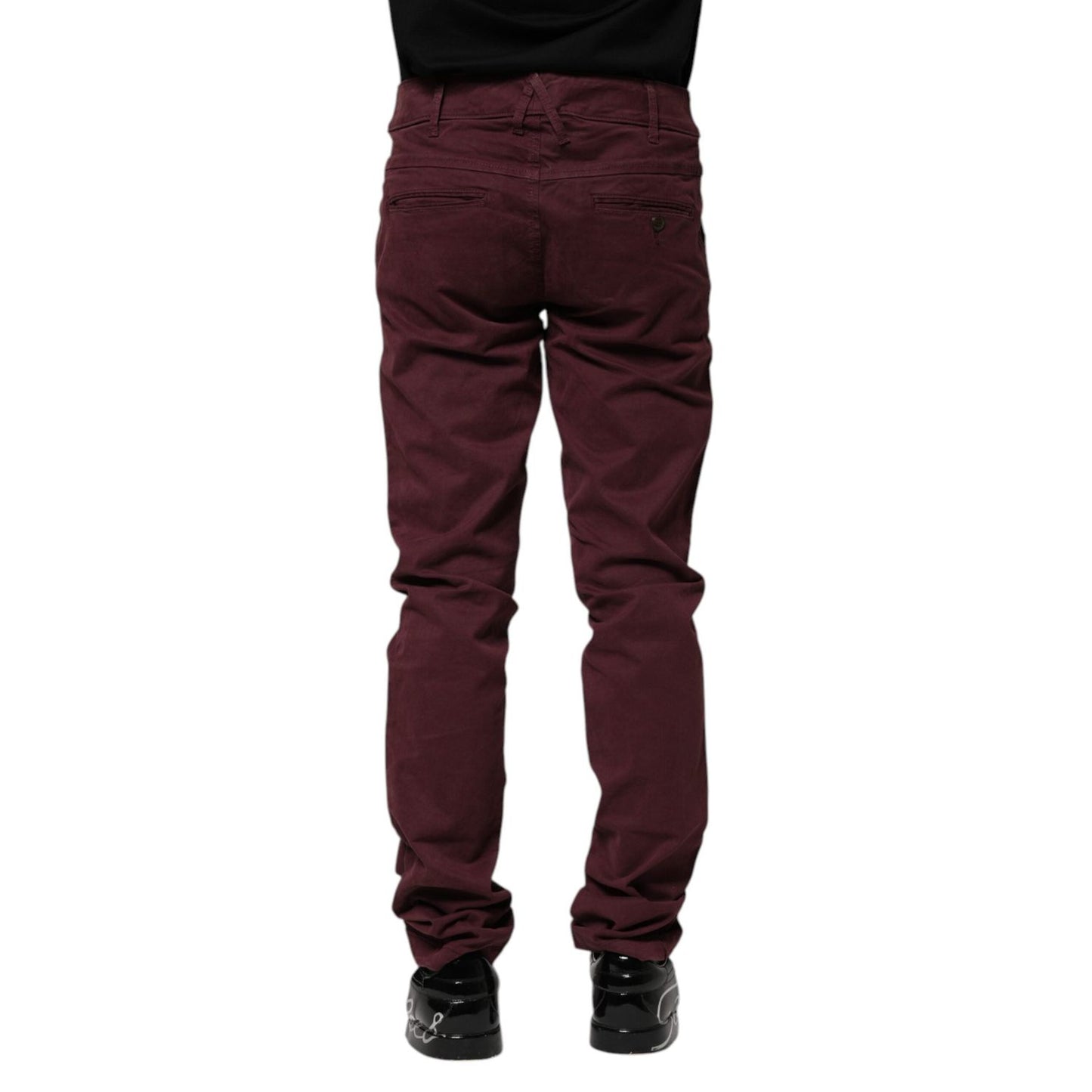 CYCLE Maroon Cotton Stretch Skinny Fit Men Denim Jeans PAN71744-30