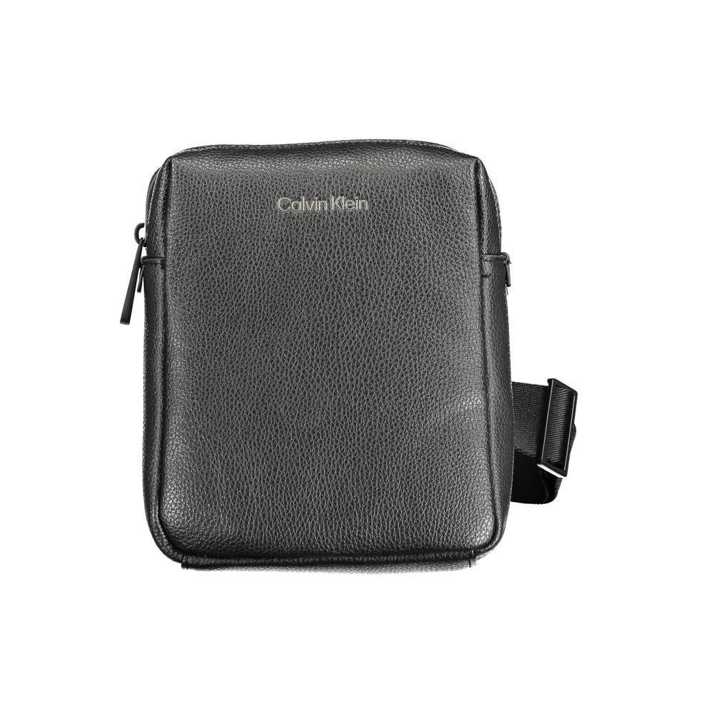 Calvin Klein Black Polyester Men Shoulder Bag CA-13701