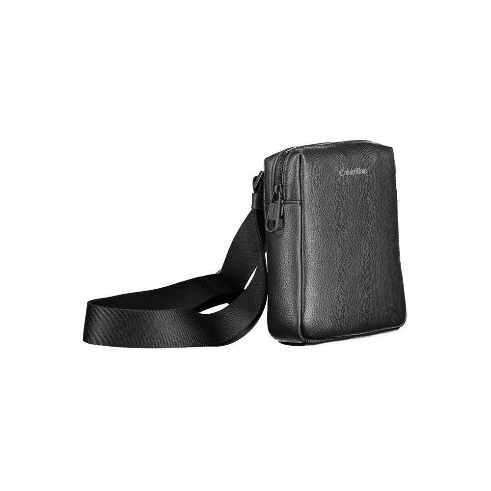 Calvin Klein Black Polyester Men Shoulder Bag CA-13701
