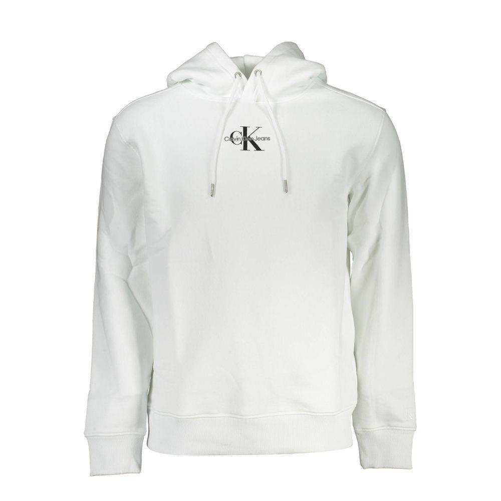 Calvin Klein White Cotton Sweater CA-26246-XL