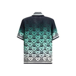 Casablanca Gradient Monogram short sleeve silk Shirt CA-MPF25SH00304MONOGRAMGR-S