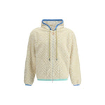 Casablanca Monogram jacquard fleece Jacket CA-MPF25JTP37301OFFWHITE-M