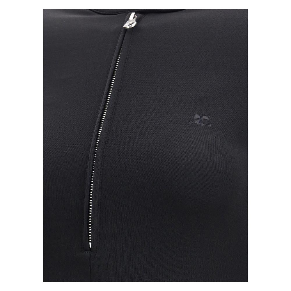 Courrèges Zippered jersey biker Dress CO-325JRO685JS02209999-IT36 | XS