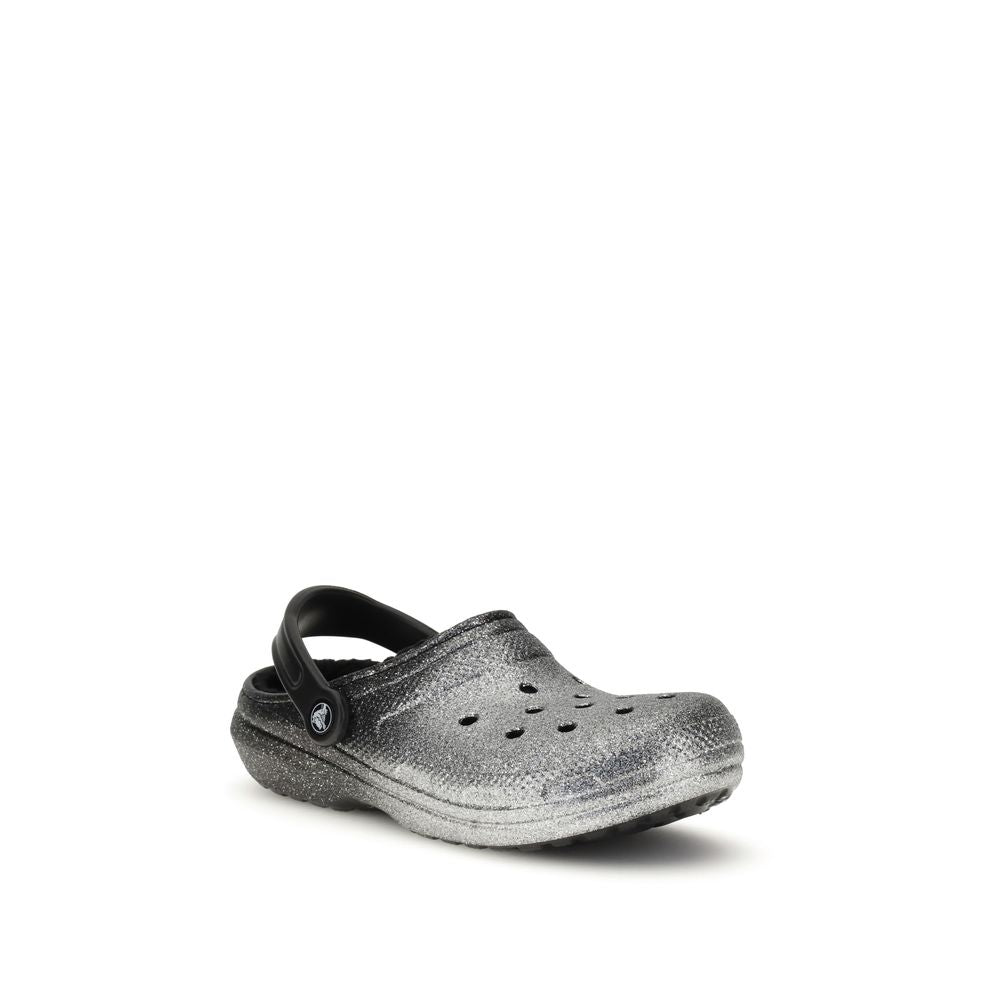 Crocs Classic Glitter Lined Sandals CR-CR205842BKSI-EU36/US6