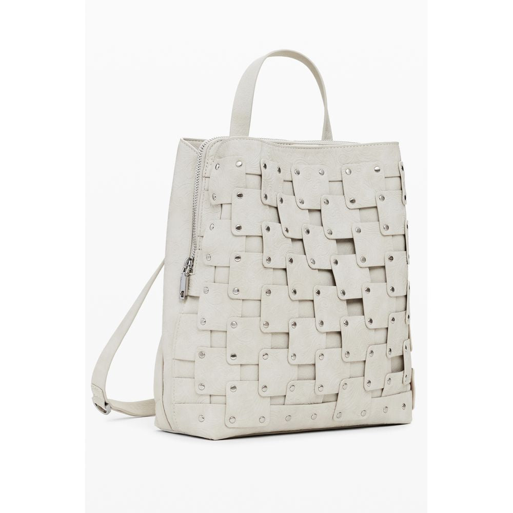 Desigual Beige Polyethylene Women Backpack DE-39861
