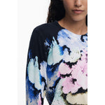 Desigual Black Linen Women Sweater DE-39777-XS