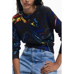 Desigual Black Polyamide Women Sweater DE-39739-XS