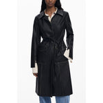 Desigual Black Polyethylene Women Coat DE-39771-XS