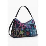 Desigual Blue Cotton Women Handbag DE-39837