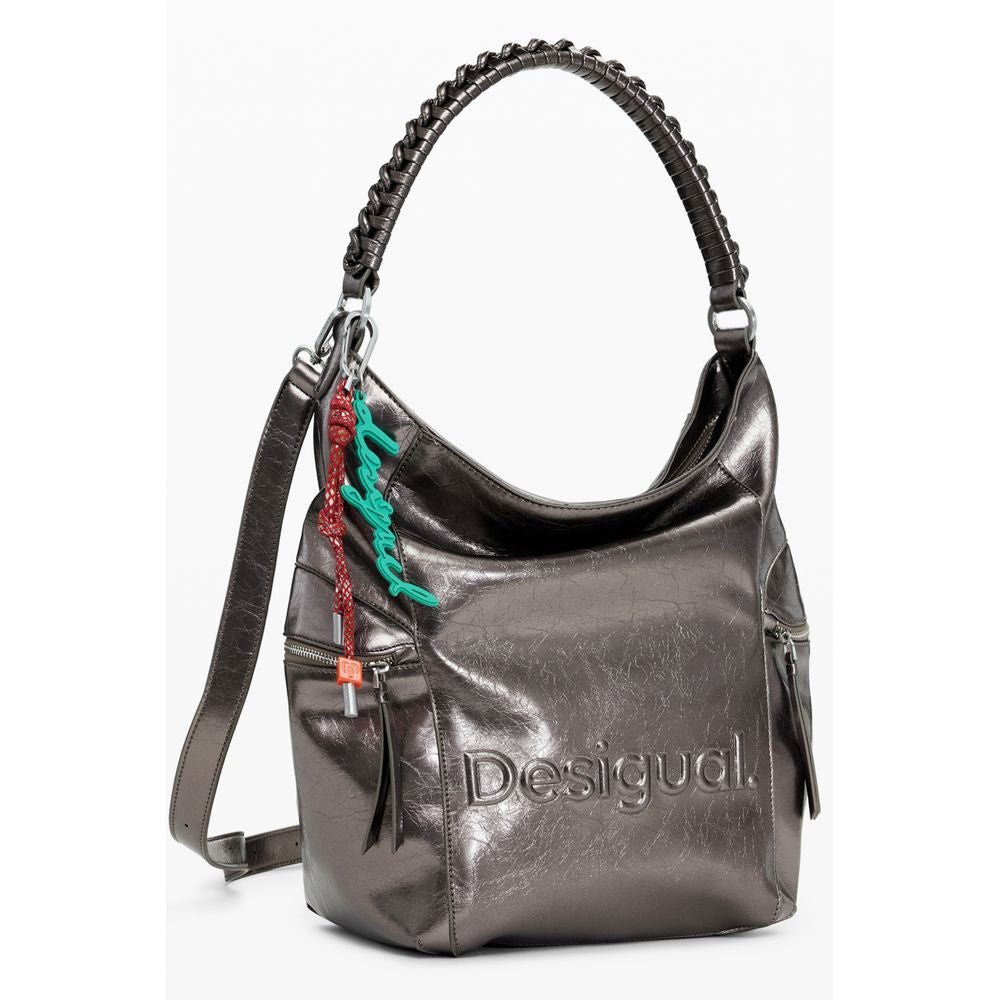 Desigual Bronze Polyethylene Women Backpack DE-39842