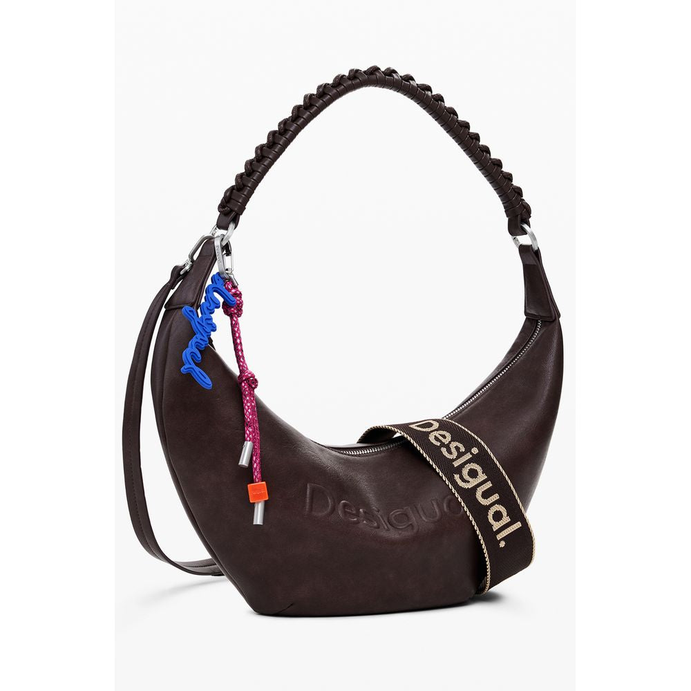 Desigual Brown Polyethylene Women Handbag DE-39865