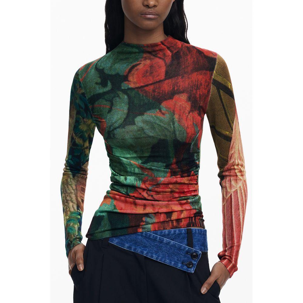 Desigual Green Viscose Women Sweater DE-39755-XS