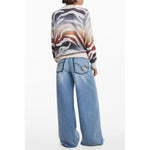 Desigual White Polyamide Women Sweater DE-39759-XS