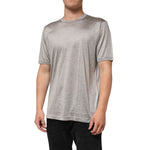 Dolce & Gabbana Beige Hazelnut Cotton Shortsleeve Shirt T-shirt TSH91219-50