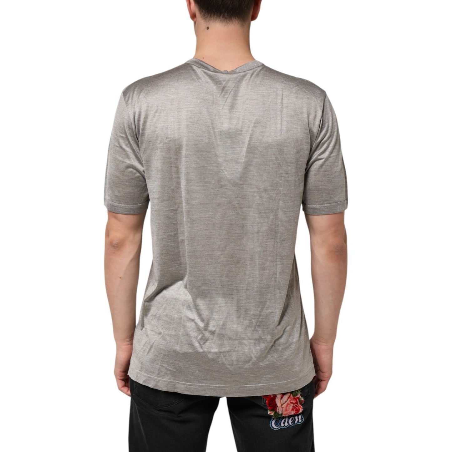 Dolce & Gabbana Beige Hazelnut Cotton Shortsleeve Shirt T-shirt TSH91219-50