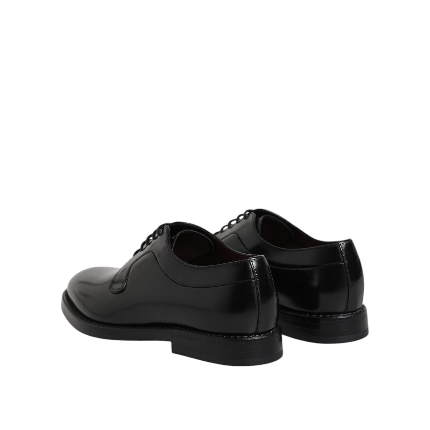 Dolce & Gabbana Black Calf Leather Lace Up Dress Derby Shoes MV7620-40