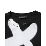Dolce & Gabbana Black Cotton DG Logo Graffiti Short Sleeve T-shirt TSH91174-XS
