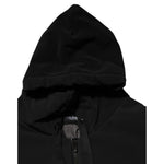 Dolce & Gabbana Black Cotton Quilted Studded Sleeve Hoodie Jacket JKT41536-L
