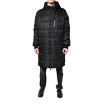 Dolce & Gabbana Black Hooded Parka Winter Men Coat Jacket JKT4193-56