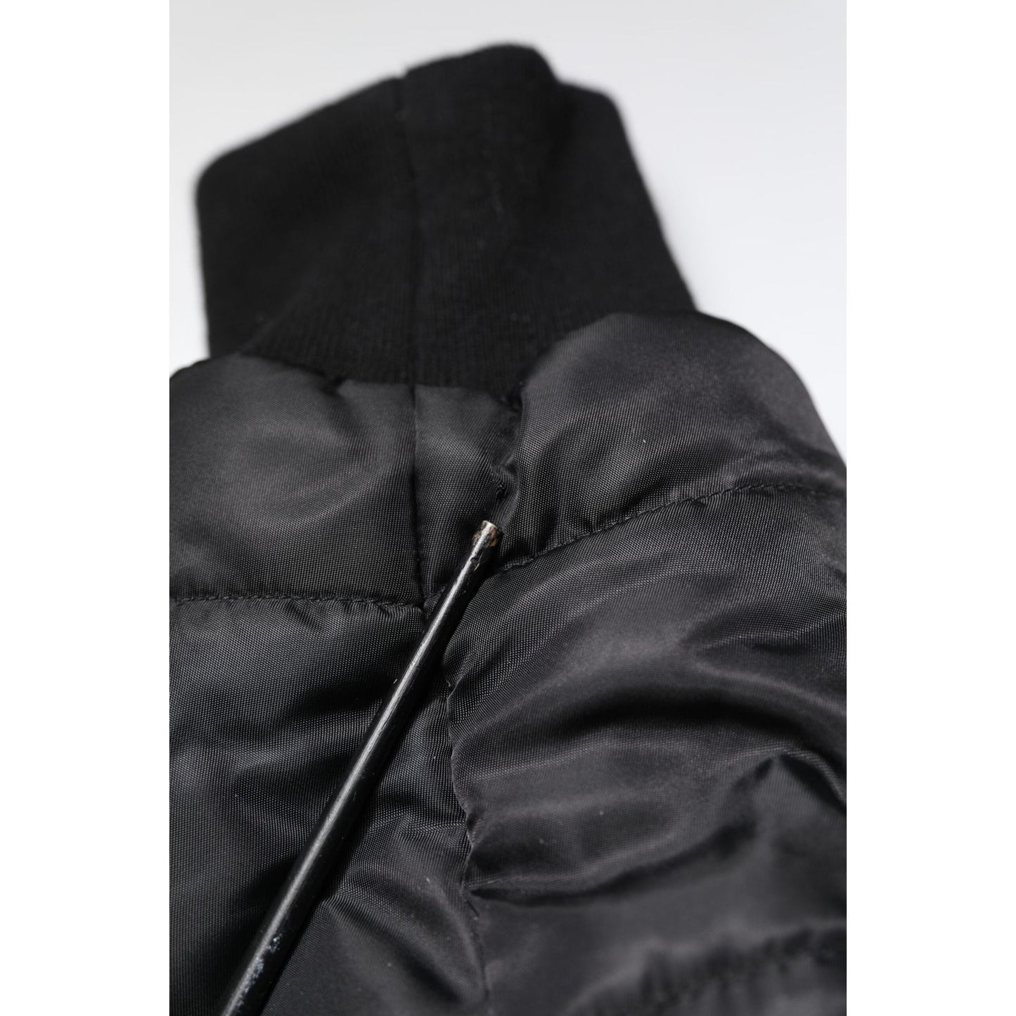 Dolce & Gabbana Black Hooded Parka Winter Men Coat Jacket JKT4193-56