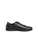 Dolce & Gabbana Black Leather Crystal Heart Sneakers Shoes LA12923-36.5
