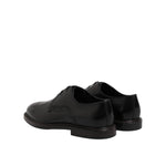 Dolce & Gabbana Black Leather Derby Wingtip Formal Shoes MV7524-41