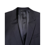 Dolce & Gabbana Black MARTINI Single Breasted Coat Blazer JKT41398-52