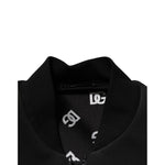 Dolce & Gabbana Black Polyester Logo Plaque Bomber Jacket JKT41573-54
