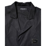 Dolce & Gabbana Black Short Sleeves Button Down Casual Shirt TSH90326-41