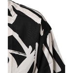 Dolce & Gabbana Black White Cotton Oversized Graffiti T-shirt TSH90800-50