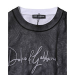 Dolce & Gabbana Black White Logo Knitted Pullover Sweater TSH90280-48