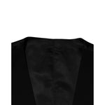 Dolce & Gabbana Black Wool Dress Formal Men Waistcoat Vest TSH90804-48