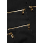 Dolce & Gabbana Black Wool Zipper Detailing Blazer Jacket JKT41464-38