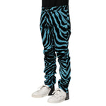 Dolce & Gabbana Blue Black Stripes Skinny Denim Jeans PAN75153-48